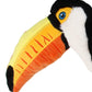 GiGwi Tropicana Toucan Sturdy Plush/TPR Squeaky Dog Toy - 40 cm - Heads Up For Tails