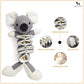 HUFT Play Everyday Dog Plush Toy - Crinkly Koala - Heads Up For Tails