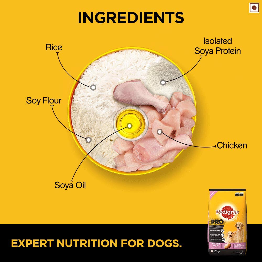 Pedigree PRO Expert Nutrition Lactating/Pregnant Mother & Pup (3-12 Weeks) Dry Dog Food Food4