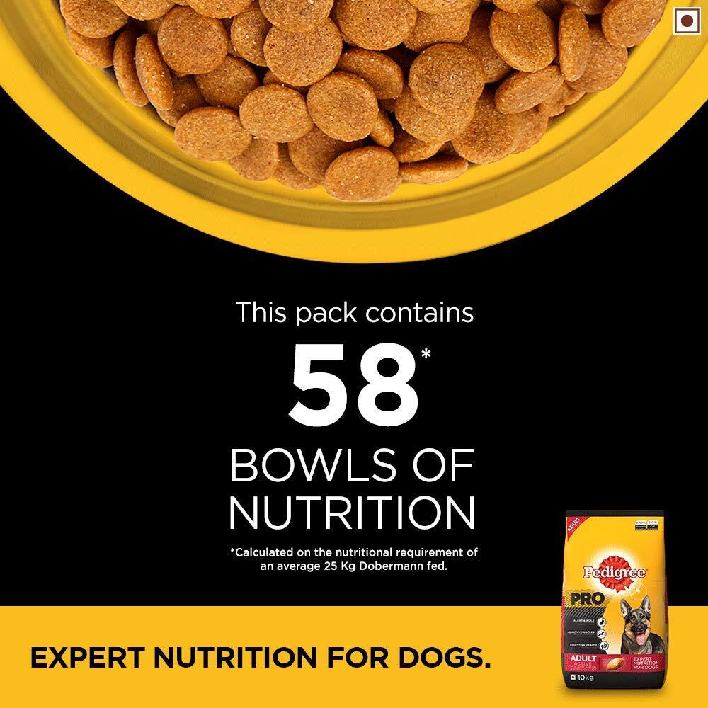 Pedigree Professional Active Adult Dry Dog Food - Heads Up For Tails