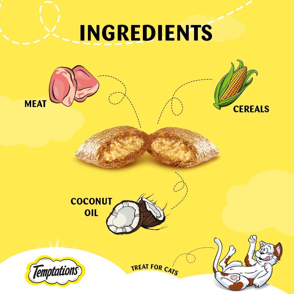 Temptations Cat Treat Seafood Medley - 85g - Heads Up For Tails