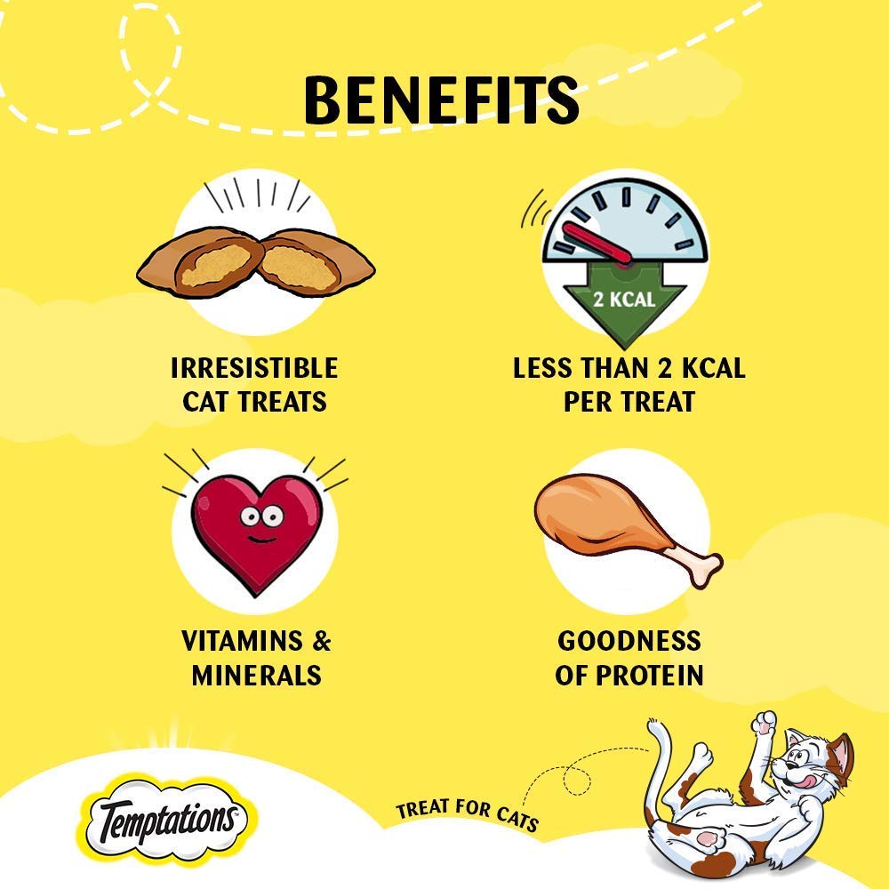 Temptations Cat Treat Seafood Medley - 85g - Heads Up For Tails
