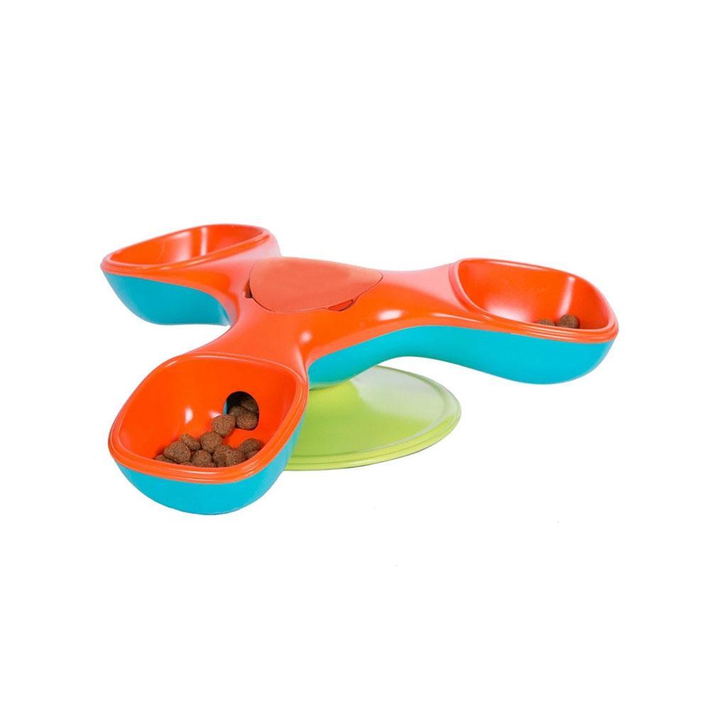 Outward Hound Triple Treater Totter Interactive Dog Toy