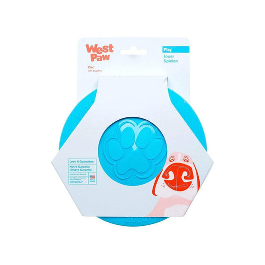 West Paw Zogoflex Zisc Dog Toy Large Blue