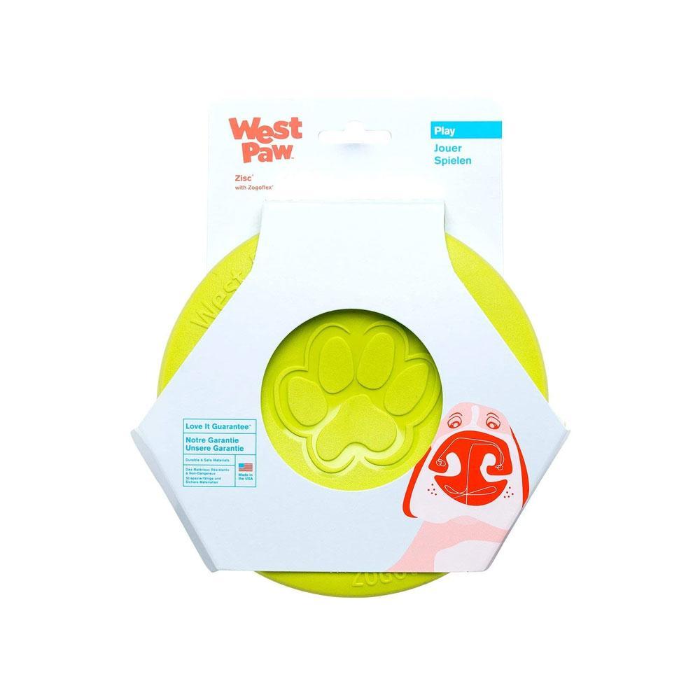 West Paw Zogoflex Zisc Dog Toy Large Green