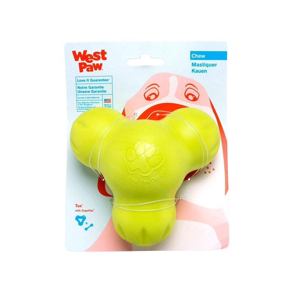 West Paw Zogoflex Tux Interactive Treat Dispensing Dog Toy Large Green