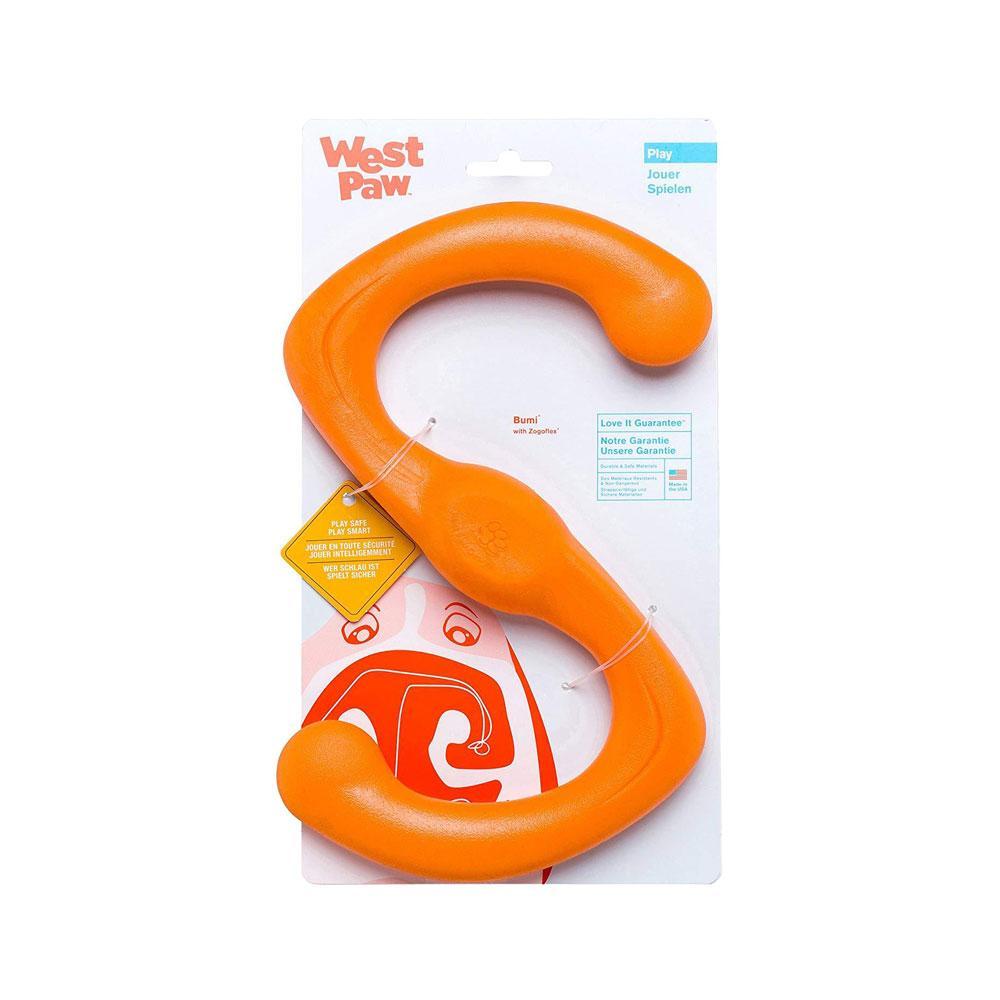 West Paw Zogoflex Bumi Dog Toy Large Orange