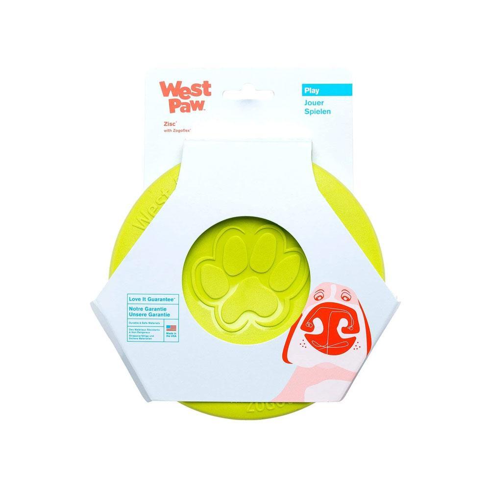 West Paw Zogoflex Zisc Dog Toy Small Green