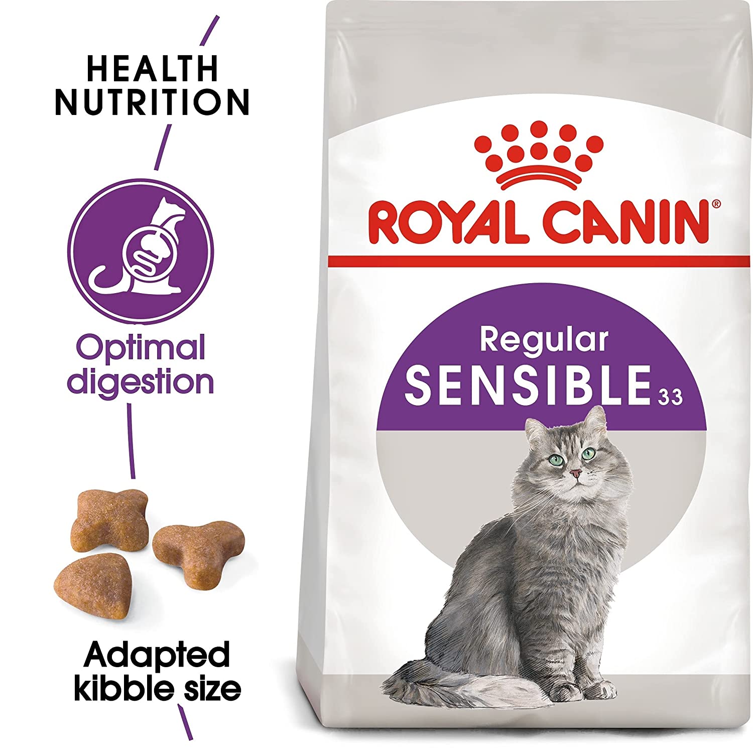 Royal Canin Sensible 33 Dry Cat Food - 2 kg-2