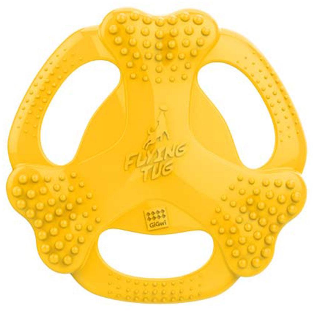 GiGwi Flying Tug TPR Tribone Yellow