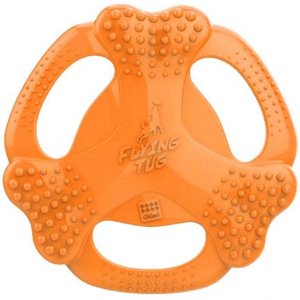 GiGwi Flying Tug TPR Tribone Orange