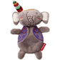 GiGwi Happy Indians Dog Toy Elephant (with Refillable Squeaker)