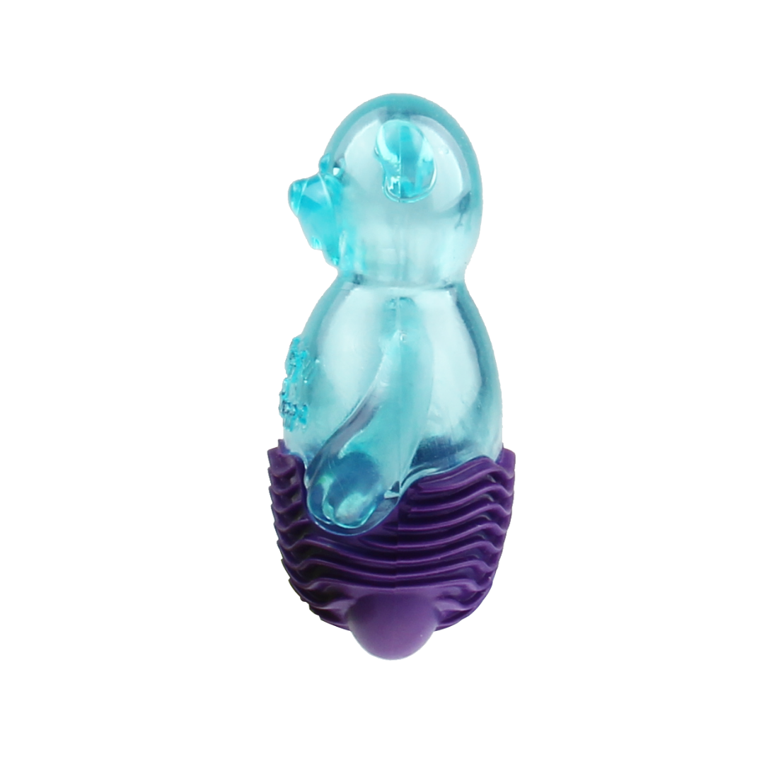 Gigwi Suppa Puppa Dog Toy - Blue & Purple - Heads Up For Tails