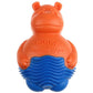 GiGwi Suppa Puppa Dog Toy Hippo Orange/Blue