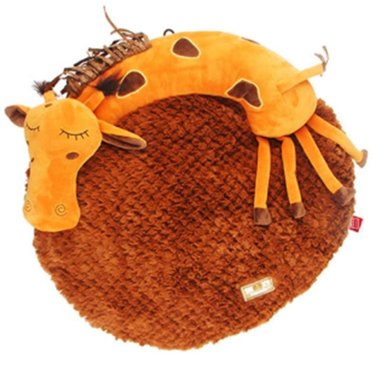 GiGwi Snoozy Friends 3D Shape Pet Cushion Giraffe