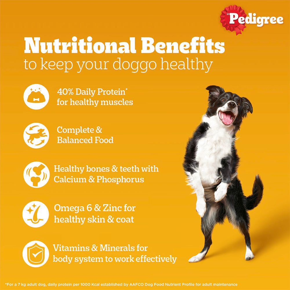 Pedigree Roasted Lamb Chunks In Gravy Adult Dog Wet Food - 70 gm_02
