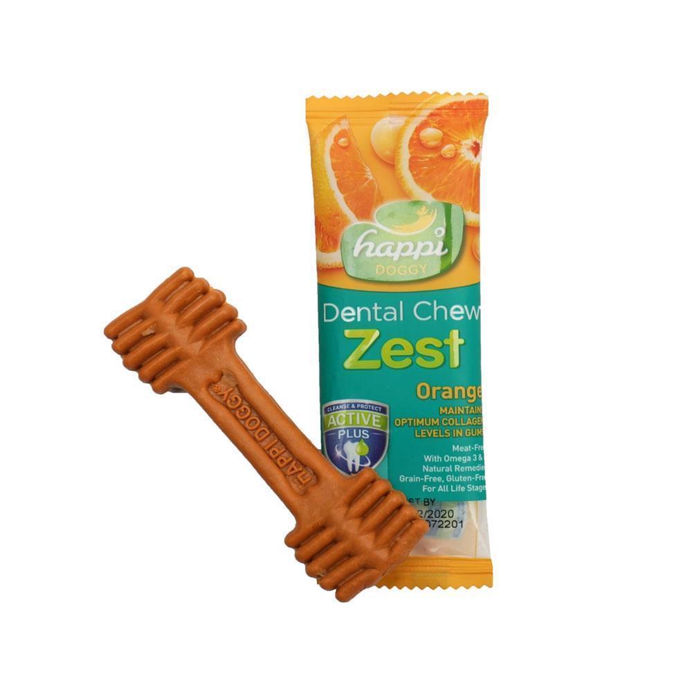 Happi Doggy Dental Chew Zest Orange (Singles)