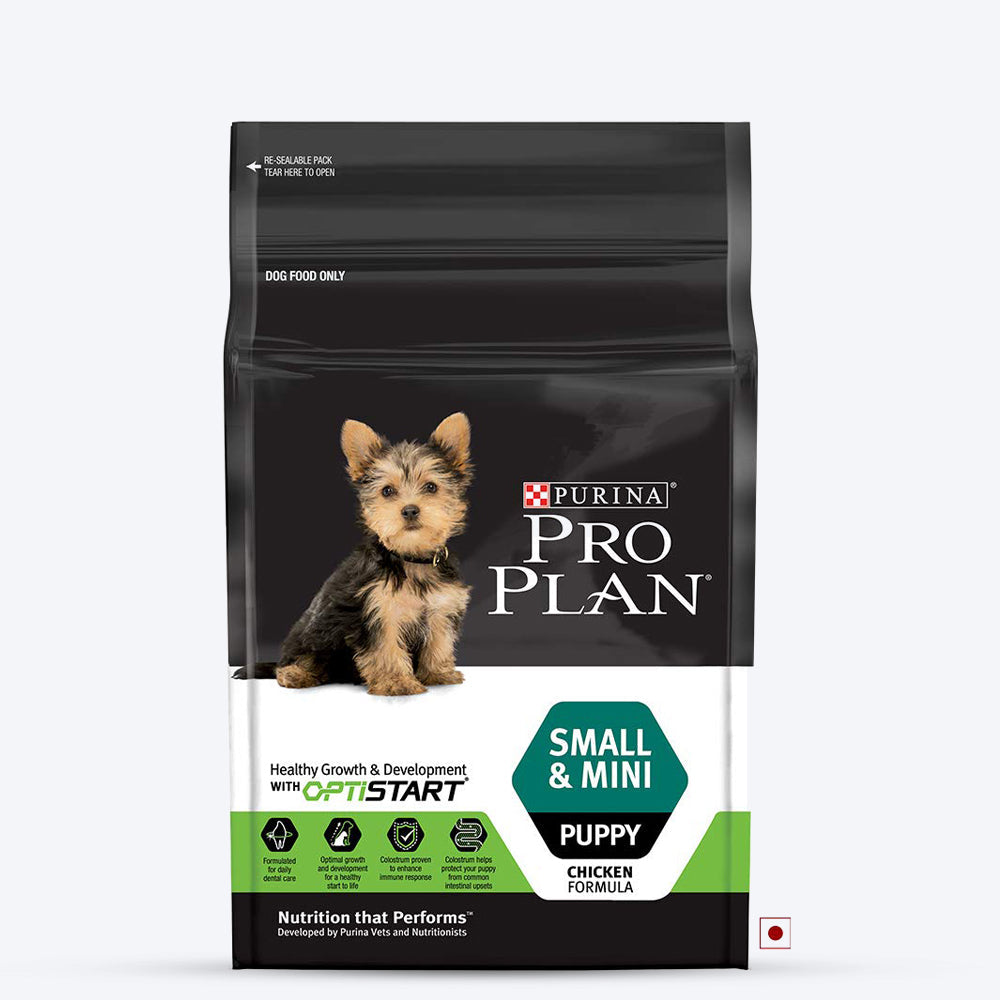 PURINA PROPLAN Small & Mini Breed Dry Puppy Food (Chicken Formula) - Heads Up For Tails