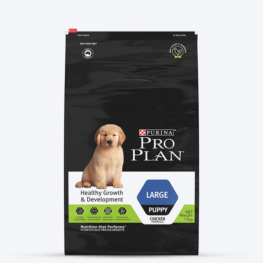 PURINA PRO PLAN Large Breed Dry Puppy Food - Chicken - Heads Up For Tails