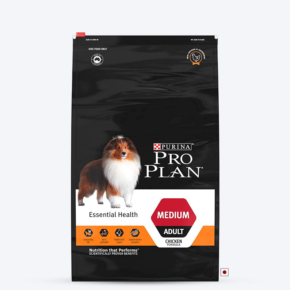 PURINA PRO PLAN Adult Medium Breed Dry Dog Food - Chicken Formula - Heads Up For Tails