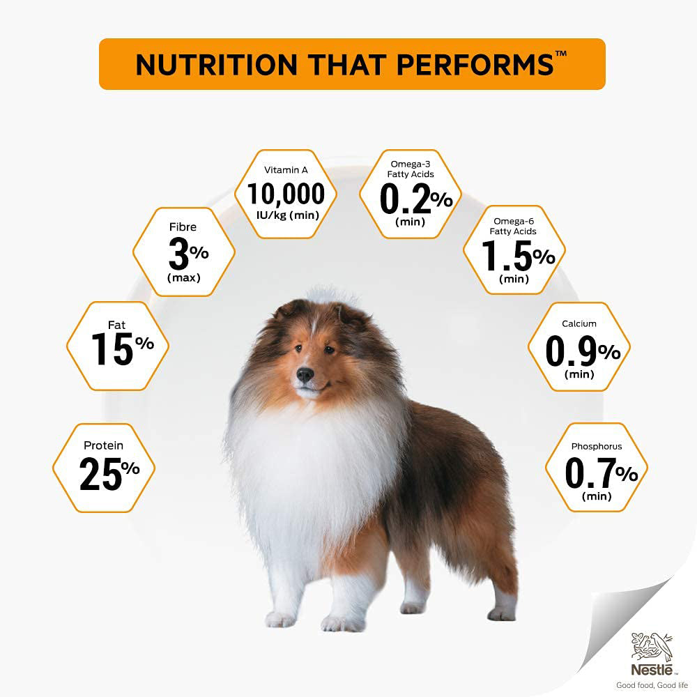 PURINA PRO PLAN Adult Medium Breed Dry Dog Food - Chicken Formula - Heads Up For Tails
