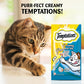 Temptations Creamy Purrrr-ee Cat Treats, Chicken & Tuna Flavors - Heads Up For Tails