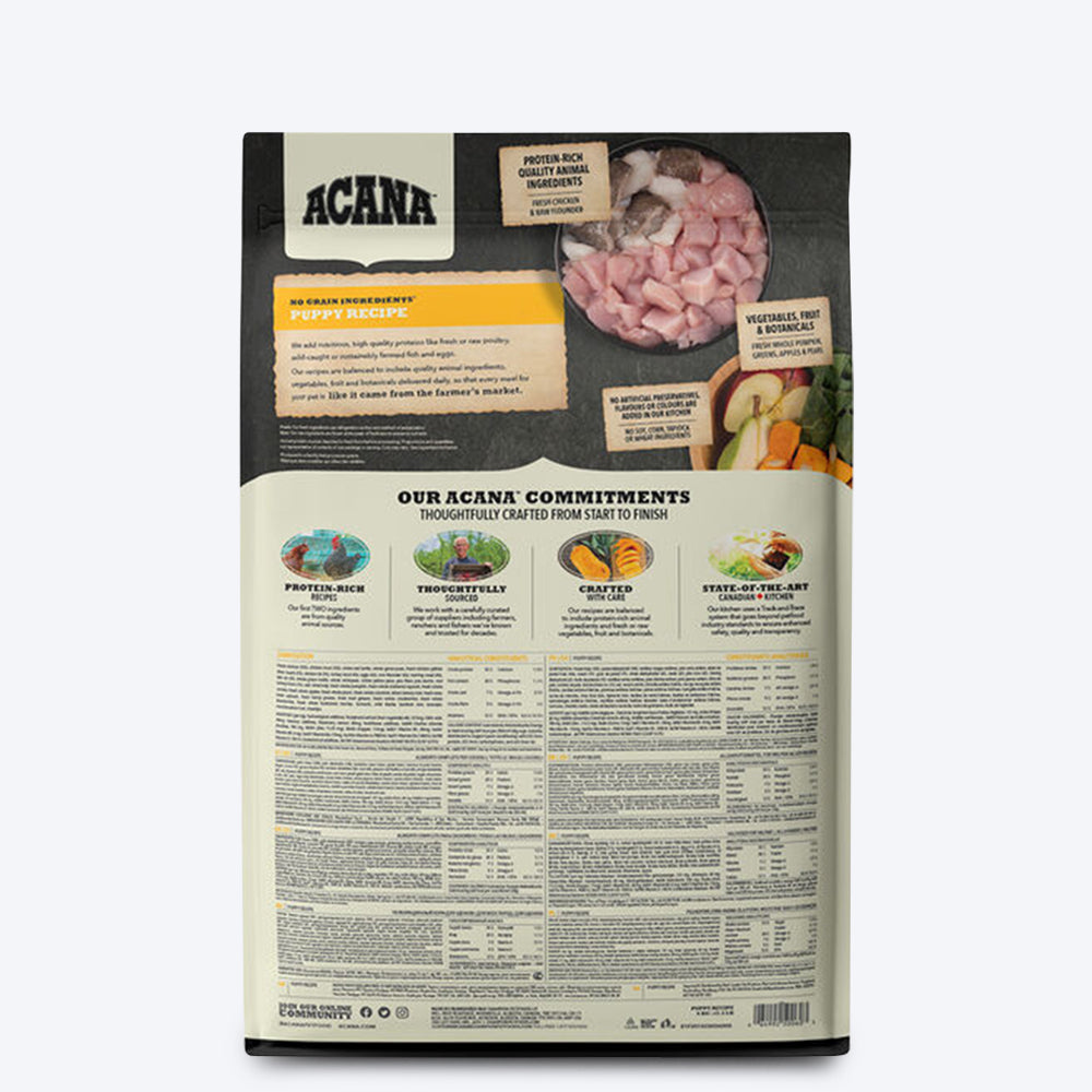 Acana Mini & Medium Breed Junior Dry Puppy Food - Heads Up For Tails
