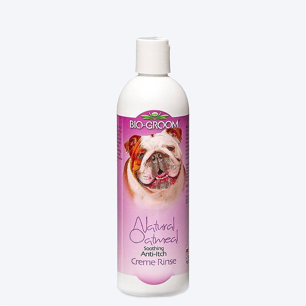 Bio-Groom Natural Oatmeal Anti-Itch Creme Rinse Conditioner for Dogs - 355 ml - Heads Up For Tails