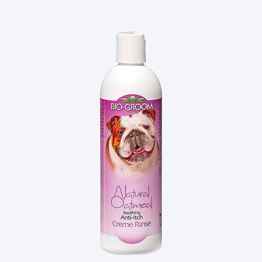Bio-Groom Natural Oatmeal Anti-Itch Creme Rinse Conditioner for Dogs - 355 ml - Heads Up For Tails