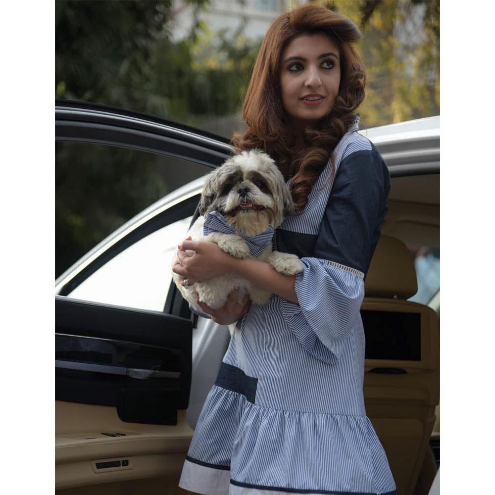 The Blue Stroke Collection Dress for Pet Moms - Heads Up For Tails