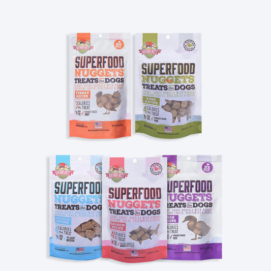 Boo Boo Best Superfood Dog Treats - Pack of 5 - Heads Up For Tails