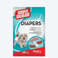 Bramton Simple Solution Disposable Diapers - Pack of 12 (In multiple sizes) - Heads Up For Tails
