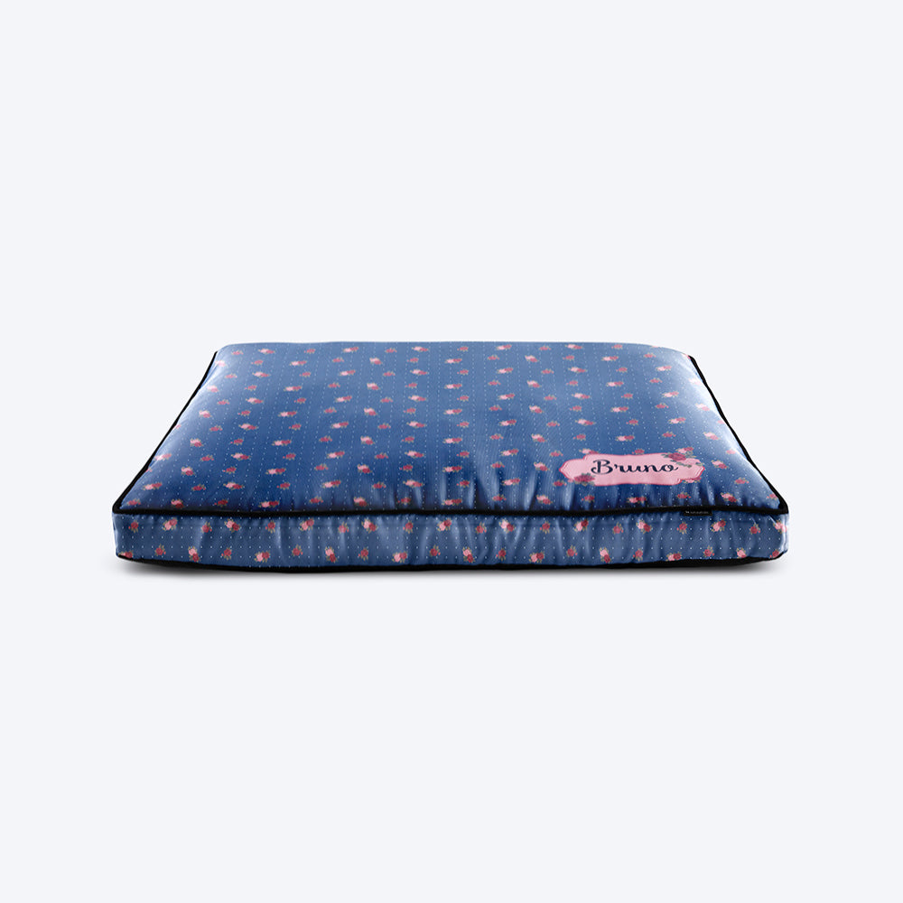 HUFT Roses Personalised Dog Bed - Heads Up For Tails