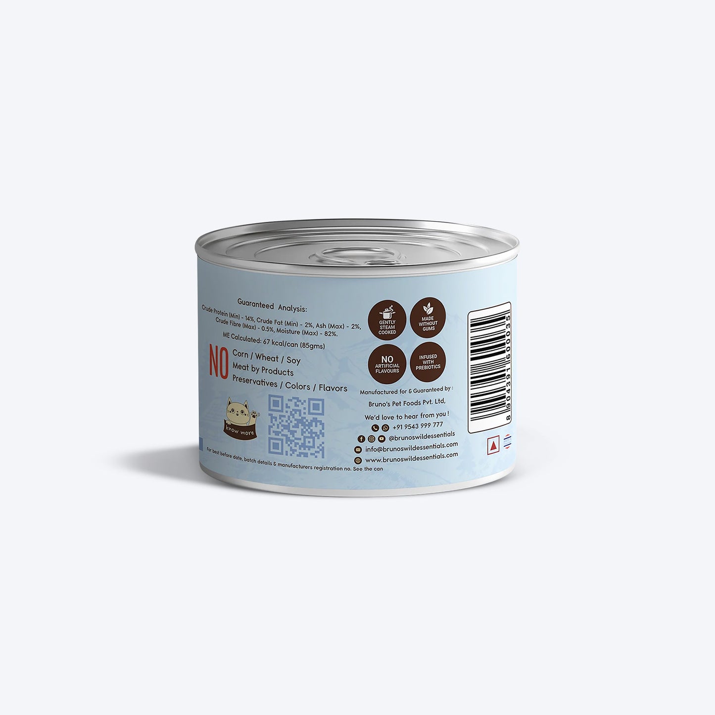 Bruno's Wild Essentials Mackerel & Tuna In Gravy Grain-Free Wet Cat Food_03