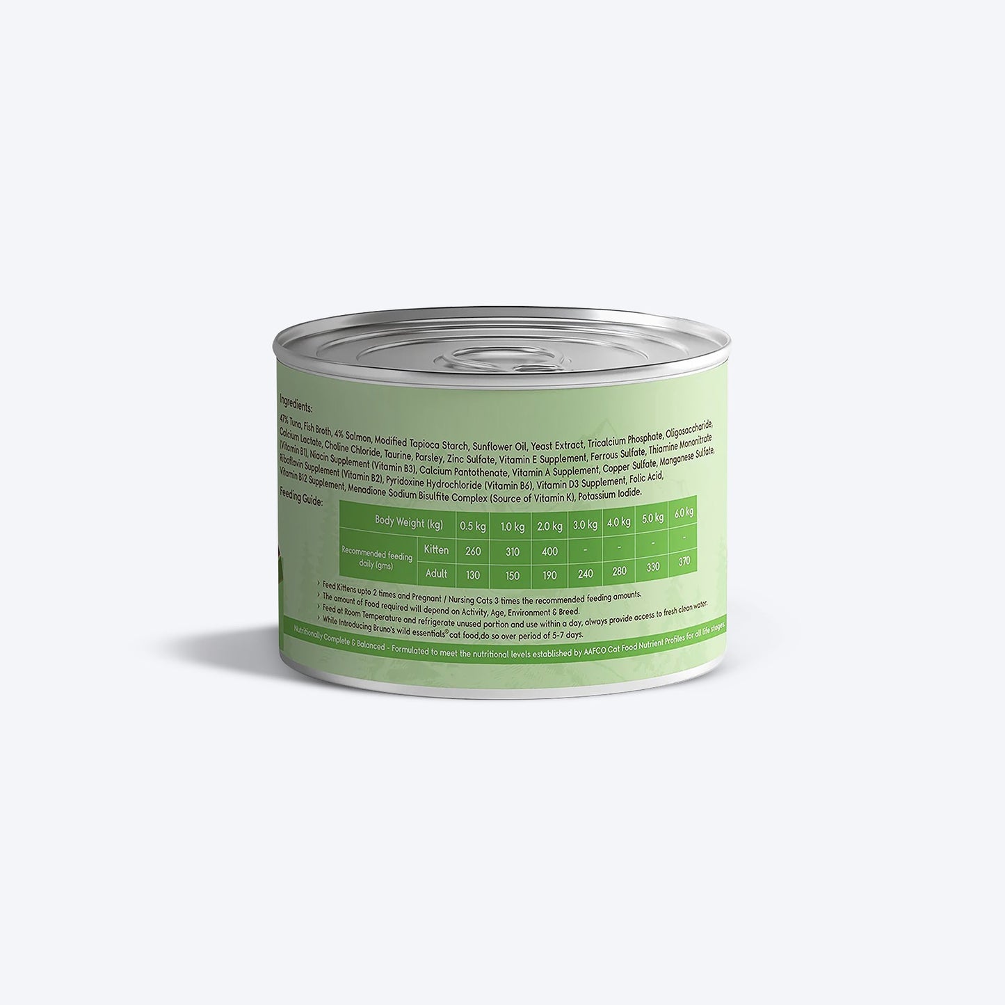 Bruno's Wild Essentials Tuna with Salmon & Parsley In Gravy Grain-Free Wet Cat Food - 85 g_05