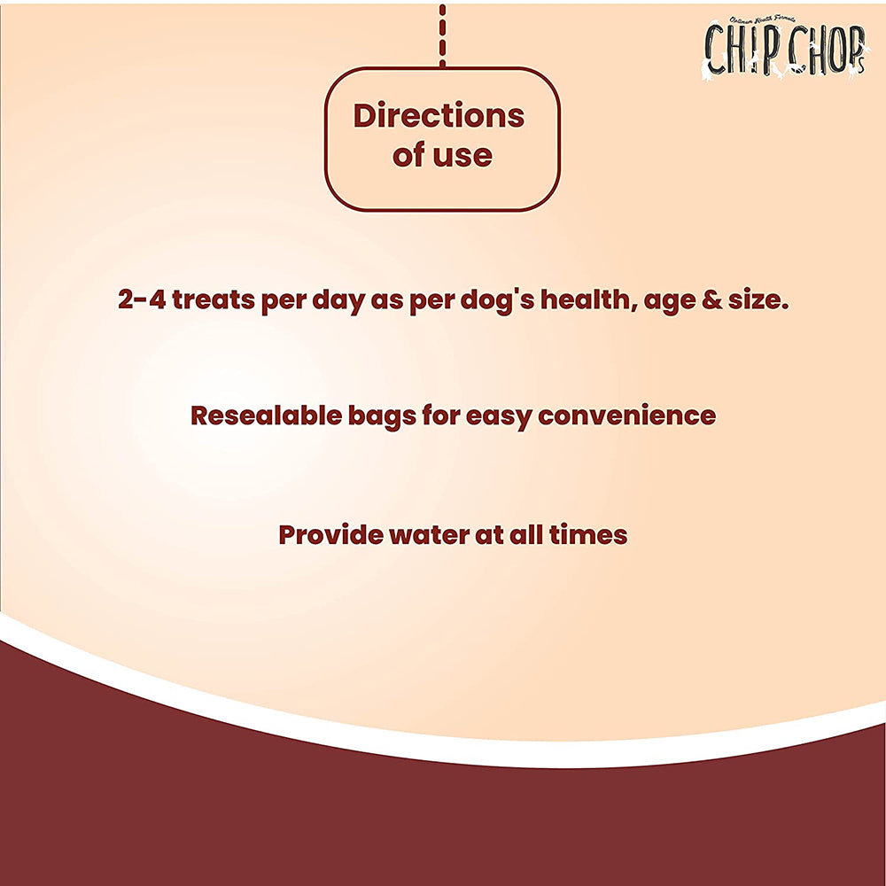 Chip Chops Diced Chicken Dog Treats - Pack of 6 - Heads Up For Tails