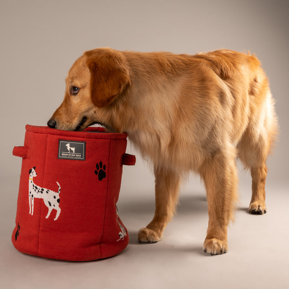 HUFT Toy Basket - Red - Heads Up For Tails