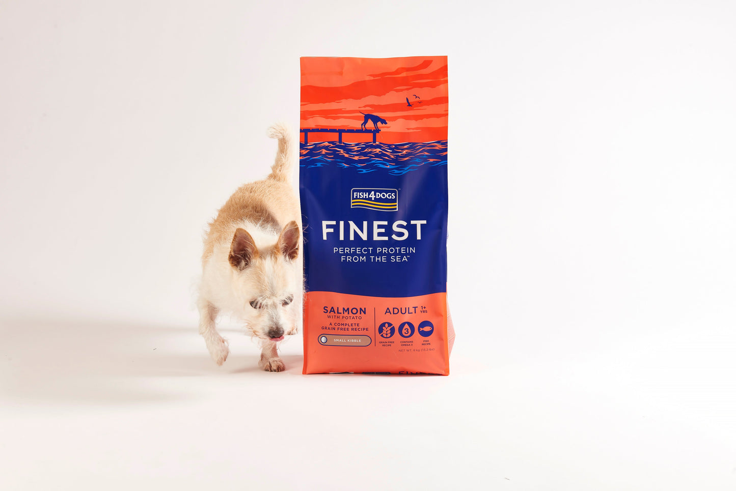 Fish4Dogs Finest Salmon Adult Dry Dog Food - Heads Up For Tails