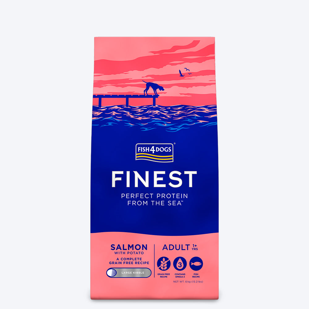 Fish4Dogs Finest Salmon Adult Dry Dog Food - Heads Up For Tails