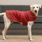 HUFT Grrrberry Quilted Dog Jacket - Maroon - Heads Up For Tails