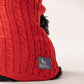 HUFT Cable Knit Sweater - Fire Whirl Red - Heads Up For Tails