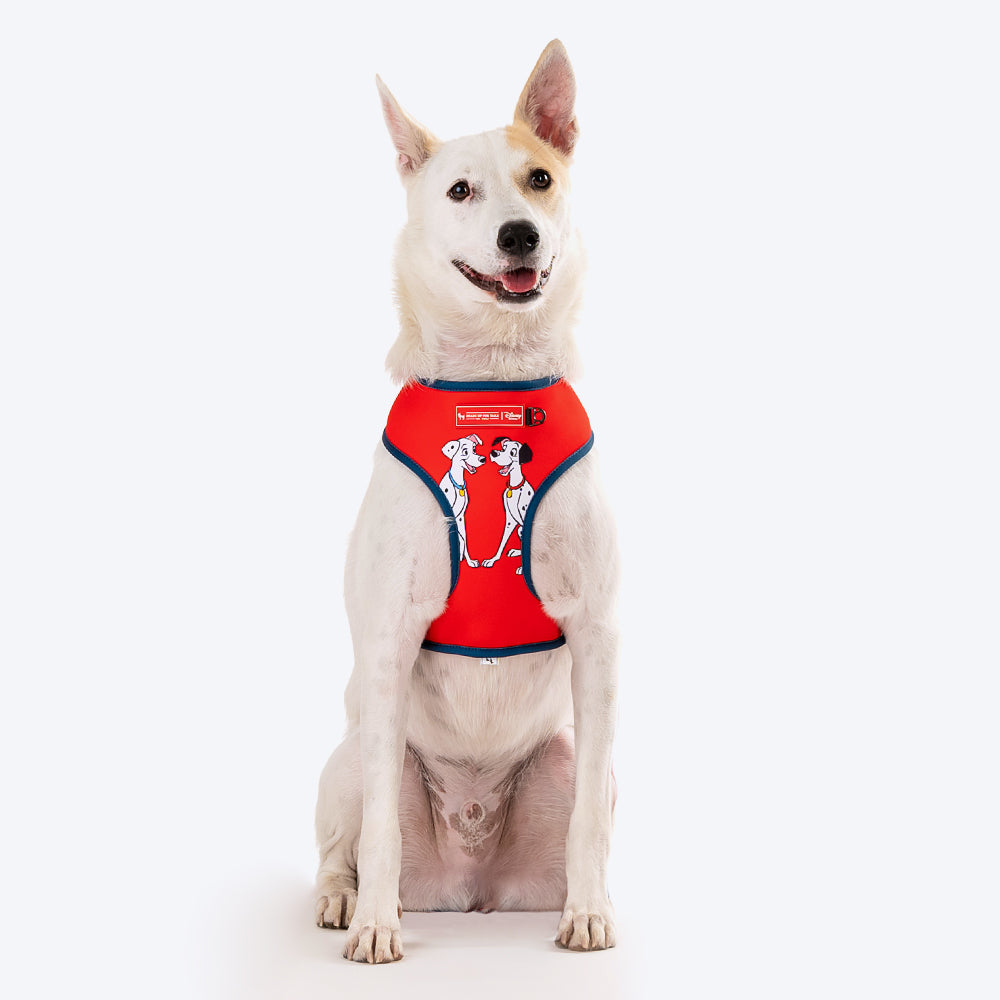 HUFT XÂ© Disney 2.0 Dalmatian Reversible Dog Harness (Red and Navy) - Heads Up For Tails