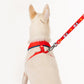 HUFT XÂ© Disney 2.0 Dalmatian Reversible Dog Harness (Red and Navy) - Heads Up For Tails