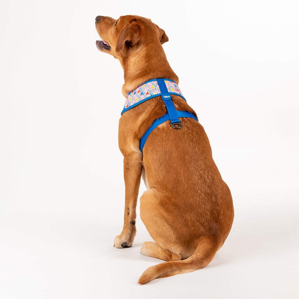 HUFT XÂ© Disney 2.0 Mickey Reversible Dog Harness - Blue - Heads Up For Tails