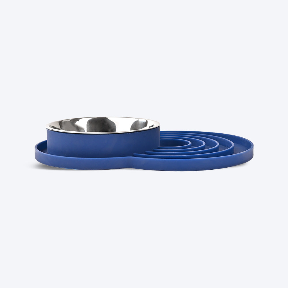 HUFT Insert Lick Slow Feeder Bowl Mat - Blue - Heads Up For Tails