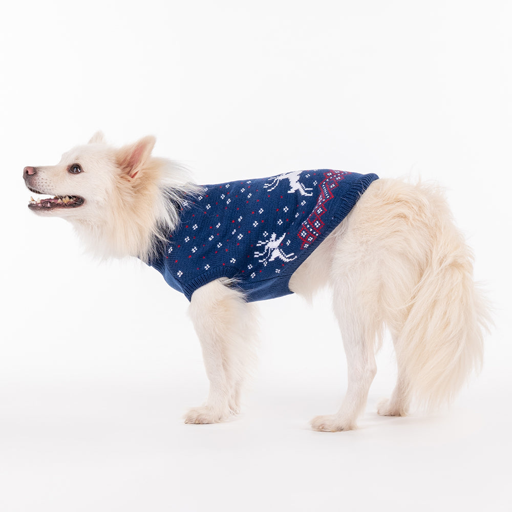 HUFT Winter Wonder Sweater - Blue - Heads Up For Tails