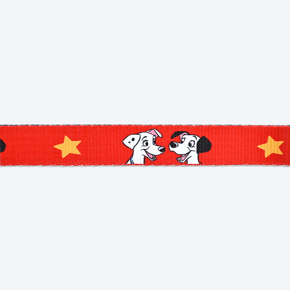 HUFT XÂ©Disney 2.0 Dalmatian Printed Dog Collar - Red and Navy - Heads Up For Tails