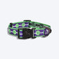 HUFT XÂ©Marvel 2.0 Hulk Printed Dog Collar - Purple and Green - Heads Up For Tails