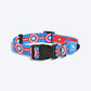 HUFT XÂ©Marvel 2.0 Captain America Printed Dog Collar - Blue and Red - Heads Up For Tails