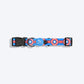 HUFT XÂ©Marvel 2.0 Captain America Printed Dog Collar - Blue and Red - Heads Up For Tails